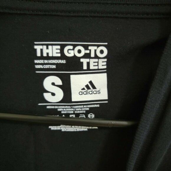 Adidas House Of Heat T-Shirt Mens Size Small Black Short Sleeve Graphic Tee - Picture 3 of 3